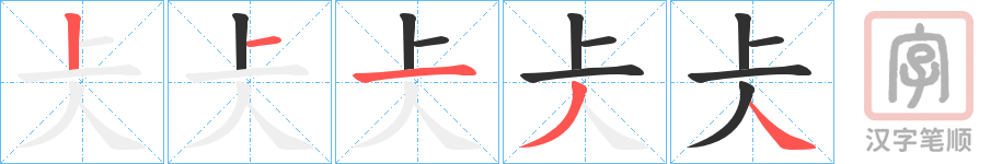《仧》的笔顺分步演示（一笔一画写字）